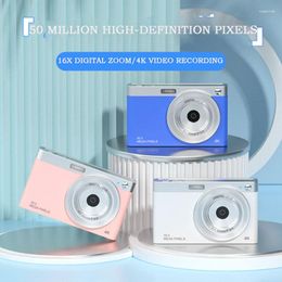 Digital Cameras 4K Micro SLR Camera Video 50MP High-definition CCD Portable Retro VLOG 2.88In IPS Screen Auto Focus Selfie