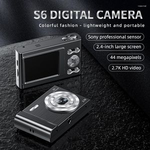 Digitale Camera's Camera 2.7K 44MP 2.4 Inch IPS Scherm Vintage Professionele Micro Single HD Pography SLR Card mini Pocket