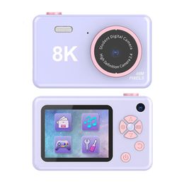 Digitale camera's Camera 48MP Kinderen Full HD 1080P Oplaadbare voor- en achterkant Mini voor studenten Tieners 231025