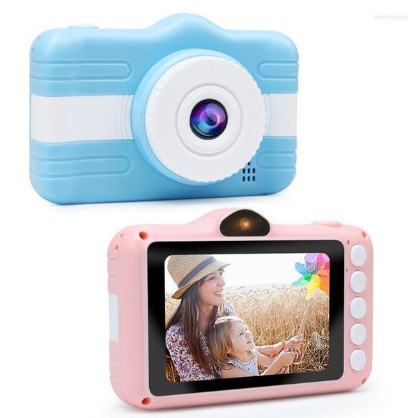 Appareils photo numériques enfants caméra enregistreur vidéo 3,5 pouces 12MP enfants cadeau d'anniversaire dessin animé jouets mignons pour filles garçons bébé Wini22