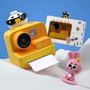 Caméras numériques Enfants Caméra instantanée HD 1080p Video PO PRINT PRINT DUAL LENS SLR POGRAMENT TOY