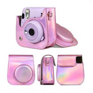 Cámaras digitales para niñas de 7 años Estuche Protector de cámara Película de cuero Instax 11 Mini Protector instantáneo Po