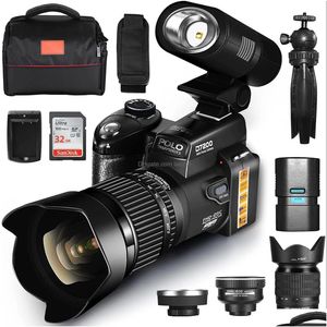 Digitale camera's G-Anica Camera 3P Dslr met 24X telelens Professioneel 1080P video 230509 Drop Delivery P O Dhfkx