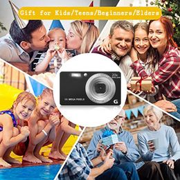 Appareils photo numériques Caméra vidéo HD 2,7 pouces LCD Voyage Portable 4K 56MP 56 millions de pixels Anti-Shake pour la photographie et