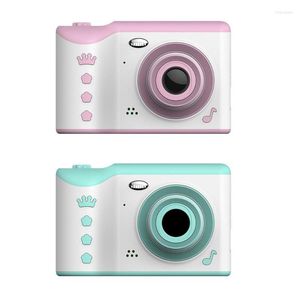 Appareils photo numériques Appareil photo pour enfants 2,8 pouces IPS Écran de protection des yeux HD Touch Dual Lens 18MP Cartoon Mini SLR Baby GiftAppareils photo numériquesDigital Lore