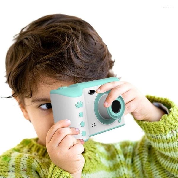 Appareils photo numériques Caméra pour enfants Fun Po Vlog Vidéo avec écran tactile HD 2,8 