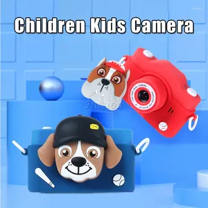 Appareils photo numériques Mini enfants caméra 1080P HD 2 '' mignon Vlogging Cam Po enregistreur vidéo pour fille garçon bébé caméscope enfants cadeau d'anniversaire