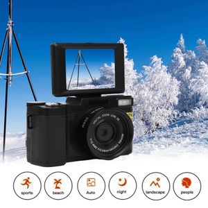 Digitale camera's Draagbare 3-inch 30MP-camera 180 graden rotatie Ingebouwde batterij met automatische flitser voor buitenreizen Familiebijeenkomsten 231025