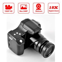 Appareils photo numériques Professionnel 30 MP HD Caméscope Vlog Caméra vidéo Vision nocturne Écran tactile Zoom 18X avec objectif micro