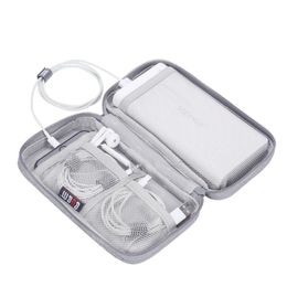 Bolsa de almacenamiento para cargador Digital, organizador de cables de datos USB, bolsa para cables de auriculares, funda para Kit de viaje, accesorios electrónicos