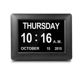 Calendario LED de día digital LED Demencia Alarma de exención Fecha de tiempo Mes Memoria Pérdida Memoria Gran Tabla digital Reloj7696262