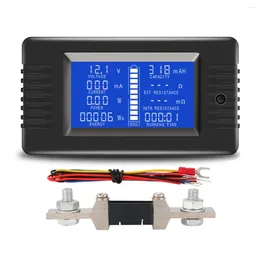 Digitale DC 0-200V Spanningsstroom met 200A Shunt Car Battery Tester Meter Monitor 12V 24V 48V