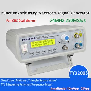 Freeshipping Digital DDS Function Signaal Source Generator ArbitRARY Golfvorm / Puls Frequentiemeter Dual-Channel12bit 250MSA / S Sinus Wave 24mh