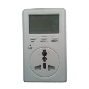 Digital Electricity Energy Meter Tester Monitor Indicator Voltag Power Watt Balance Energy Saver Meter WF-D02A UK US AU SS-plug