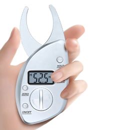Calibrador de grasa digital Clip de grasa Sebo Grasa corporal Abrazadera para el cuerpo Alicates para grasa Alicates para grasa Medición del espesor del pliegue de la piel