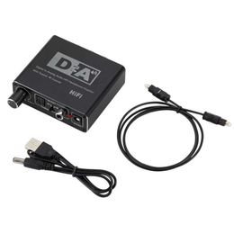 Digitale Glasvezel Analoog Converter Coaxiaal naar 5.1 Kanaals Audio Decoder Splitter 3.5 Oortelefoonriem Aanpassing