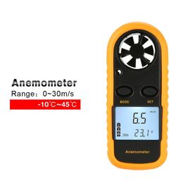 Digitale handheld windsnelheidsmeter meter GM816 30ms 65 mph Pocket Smart anemometer luchtwindsnelheid Schaal antiwrestling meet6904939