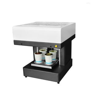 Digitale inkjetkoffieprinter Selfie 4-kops printmachine met eetbare inkt voor chocolade, cocktail, cake, koekjes, snoepgelei
