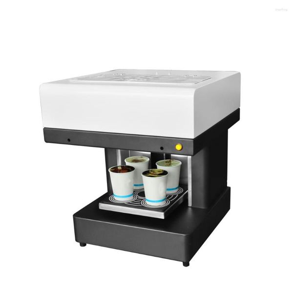 Impresora digital de inyección de tinta para café Selfie, máquina de impresión de 4 tazas con tinta comestible para chocolate, cóctel, pastel, galleta, caramelo, gelatina