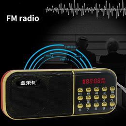 Música de la música digital Música Reproducir el receptor de radio FM Ser Portable Formato MP3 Player es compatible con TF Tard USB Flash Disk 240506