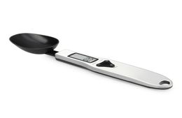 Échelle de cuisine numérique 500G01G LCD portable Mesurer Gram Electronic Spoon Weight Volumn Food Scale DHL FedEx Fast Ship1406004