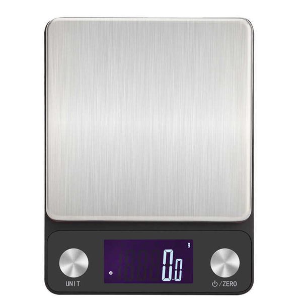 Balance de cuisine numérique 5kg 0.1g Balance de poids multifonction avec écran LCD pour la cuisson de colis postaux 210927