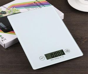 Balance de cuisine numérique balance de précision électronique pèse de 1 gramme à 5 kg 5000 grammes GR écran tactile en verre trempé cuisson de panneau 7954982
