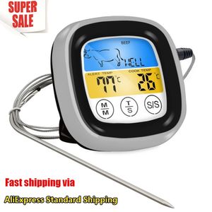 Digitale keuken Smart Meat Thermometer voor BBQ Grill Food Cooking Oven Meat Thermometer Kip Barbecue Keukenaccessoires 240423