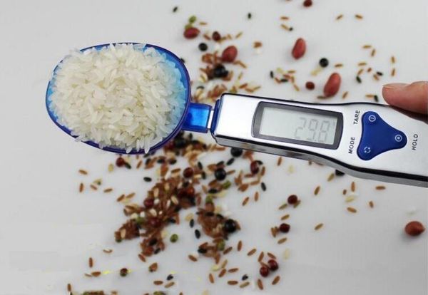 Échelle de cuillère de cuisine numérique pesant l'huile sucre thé alimentaire régime alimentaire médecine hospitalière poudres équilibre de poids 200g 300g 500g/0.1g.