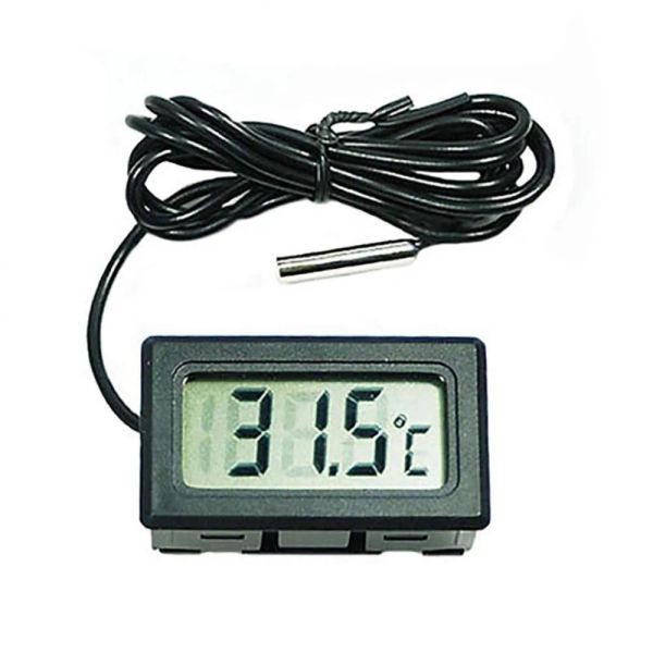 LCD numérique Afficher le thermomètre à eau de la thermomètre pour température de la sonde Thermomètre à domicile du réservoir de réservoir d'aquarium
