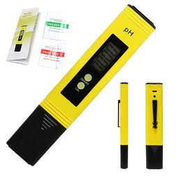 Digital LCD PH Meter Pen of Tester Precisión 0.1 Acuario Piscina Agua Vino Orina Calibración automática