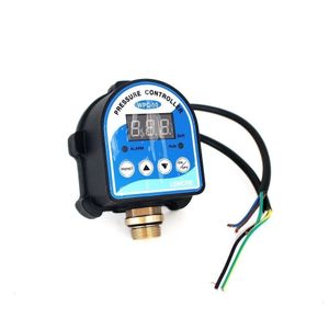 Digitale LED-display Drukregelschakelaar Oliewaterpomp Russische WPC-10 eletronische sensor met adapter WPC 10 luchtcompressor