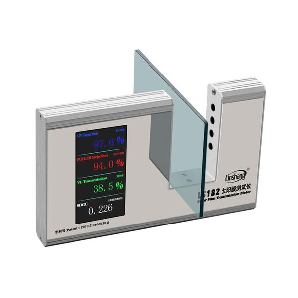 Medidor de transmisión de película solar digital LS182 SHGC UV Full IR rechazo visible luz de transmisión de luz