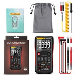 Digital Multimeter 9999 Analog Tester True RMS Professional Multimetro DIY Transistor Capacitor NCV Testers Lcr Meter