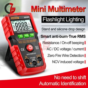 Digitale multimeter M107 LCD -verlichting Display DC AC -spanningscapaciteit Ohm diode Hz multimetro spanning tester voltmeter ampèremeter