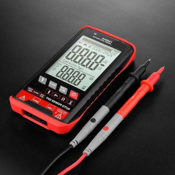 MULTIMÈTRE NUMÉRIQUE Testeur automatique professionnel Écran couleur HD Ultra-mince Intelligent OHM NCV Compteur de tension Vcogj