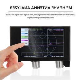 FreeShipping Analyseur de réseau numérique 3G S-A-A-2 NanoVNA V2 Vector Nano VNA Testeur MF HF VHF UHF Analyseur d'antenne logique Onde stationnaire Lkuis