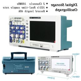 Digitale oscilloscoop 100 MHz 2 kanalen 1GSa/s Realtime bemonsteringssnelheid USB-host Apparaatconnectiviteit 7 inch Mnwmt