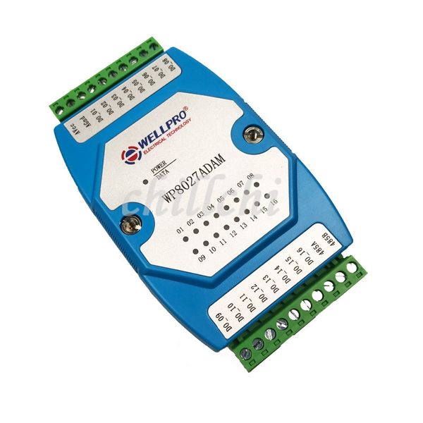 Module de commutation de module de sortie numérique isolé 16 DO RS485 MODBUS communications livraison gratuite