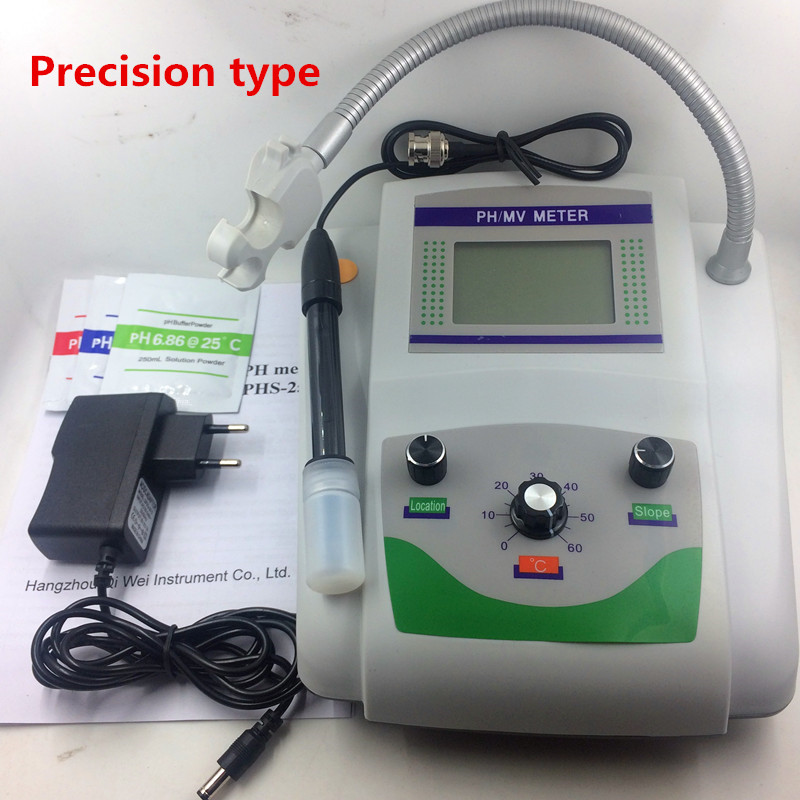 Digital pH Meter Detetor tester monitor acquario aquario laboratorio ph tester di qualità dell'acqua 0.00-14.00pH Precisione0.05 0.02 0.01