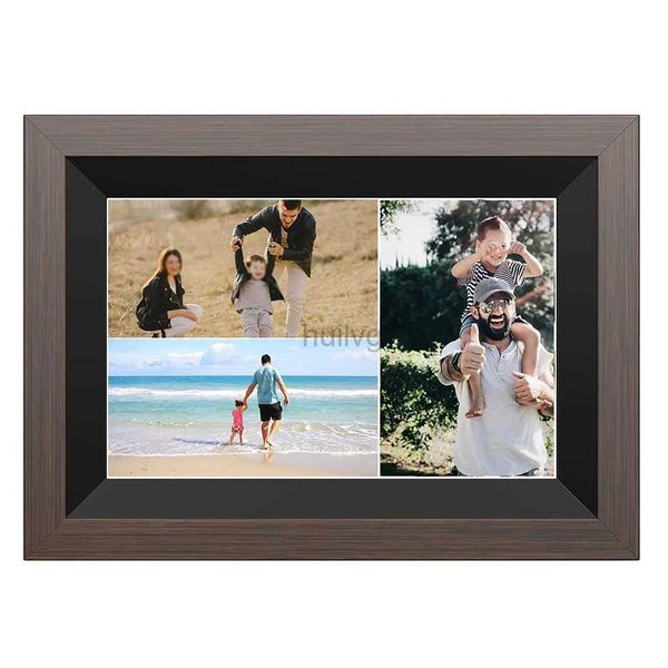 Frames photo numériques 10,1 pouces WiFi Frame photo numérique 1280 * 800 IPS Screen Touch Contrôle Smart Cloud Frame d'image numérique 16 Go App Backside Stand 24329