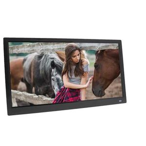 Cadres photo numériques 15,6 pouces grande taille WIFI Full HD 1080P Lcd cadre photo numérique d'art électronique avec fonctions de télécommande de marque 24329