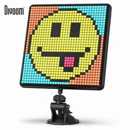 Cadres photo numériques Divoom Pixoo Max cadre Photo numérique avec 32*32 Pixel Art panneau d'affichage LED Programmable cadeau de noël décor lumineux à la maison 24329