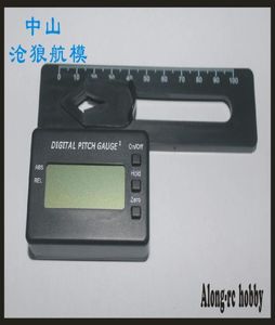 Testeur d'hélices d'enregistreur RC de jauge de pas numérique avec écran LCD pour outil d'alignement de lame principale de modèles d'hélicoptère RC sans batterie 1216954