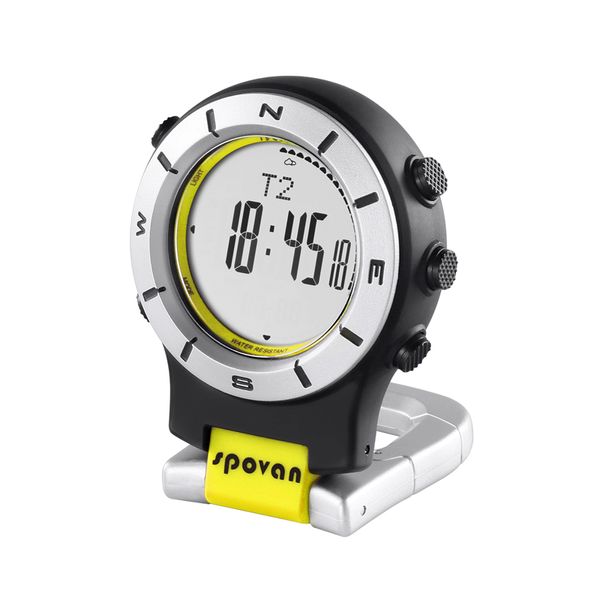 Reloj de bolsillo digital 30M impermeable hombres mujeres militar deporte barómetro altímetro termómetro brújula reloj digital Relojes239c