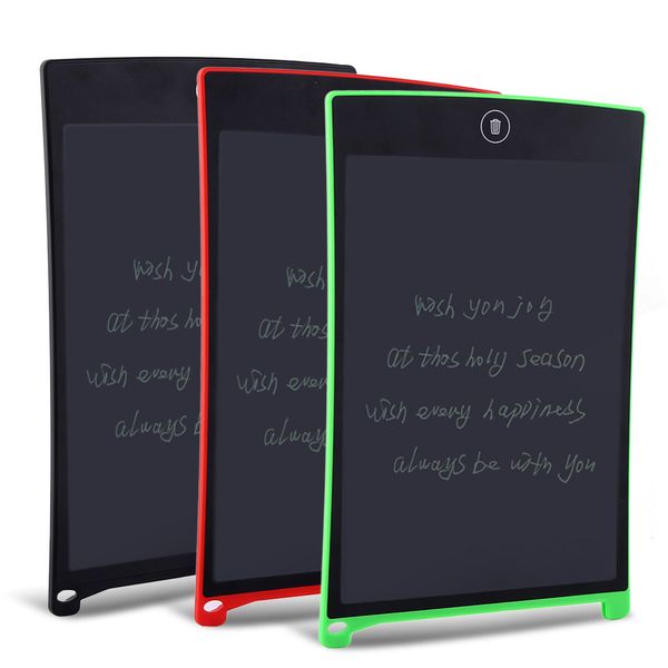 Freeshipping Digital Portable 8,5 pouces LCD Mini écran d'écriture Tablet Conseil de dessin pour adultes enfants vert