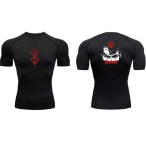 T-shirt Fiess imprimé numérique, vêtements de séchage rapide à la mode, entraînement au combat masculin