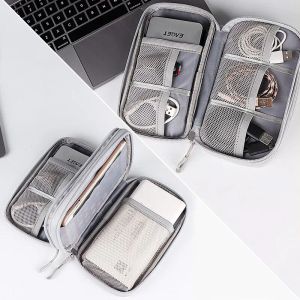 Digitale product opslagtas Draad Organisator Box USB -kabel Power bank Pouch Travel Essentials Accessoires nuttige dingen voor thuis