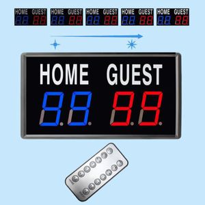 Digitaal scorebord LED -scorende elektronische scorebord tablet score keeper voor volleybal badminton indoor games voetbalsporten 240403