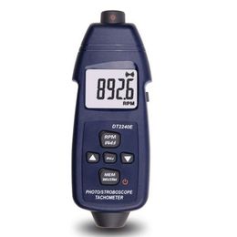 Digitale stroboscoop Tachometer DT2240E Snelheid Meetinstrumenten 2.5-99999 R/min Non-contact foto-elektrische snelheidsmeting